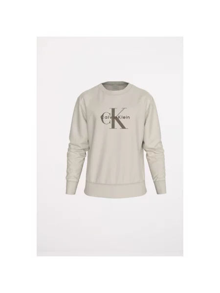 Pulover Calvin Klein Jeans alb