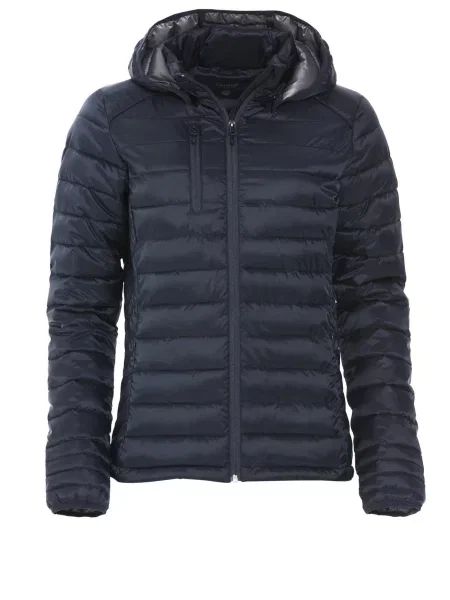 Clique Kurtka Hudson pikowana jak puch – dark navy niebieska
