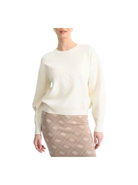 Bluza Guess z logo biała