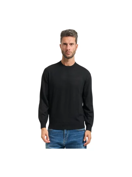 Sweter Armani Exchange wełniany czarny