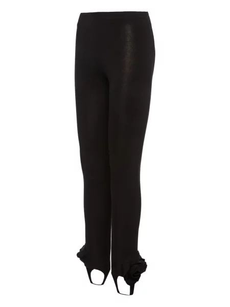 Legginsy Ana Radu z falbankami czarne