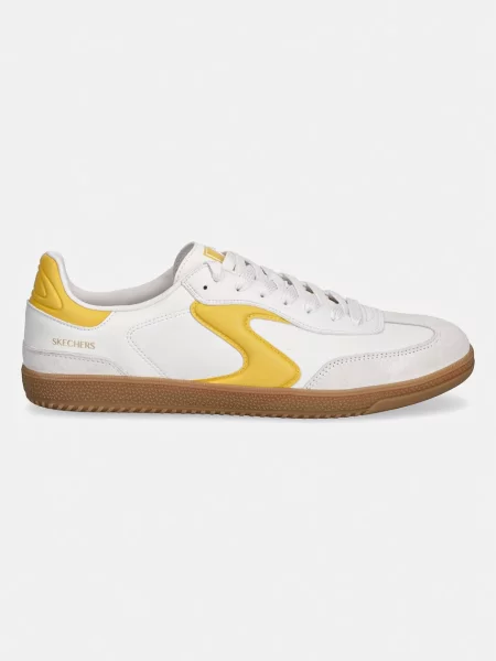 Skechers Usnjene superge HOTSHOT bela