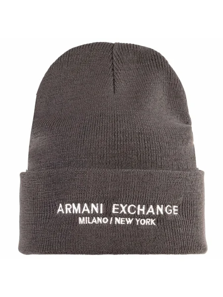 ARMANI EXCHANGE Čepice šedá
