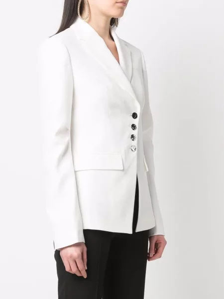 Marynarka Krizia asymetryczna jednorzędowa biała