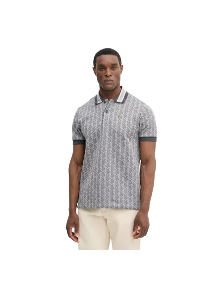 Lacoste polo szara