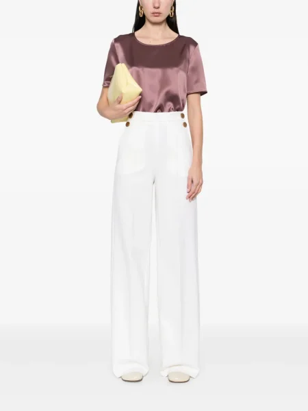 Pantaloni Max Mara alb