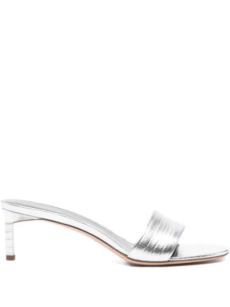 Sandale Tom Ford din piele argintiu