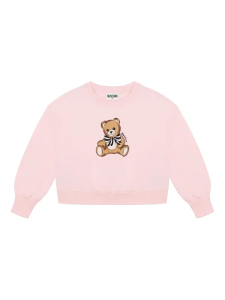 Bluza dziecięca Moschino różowa