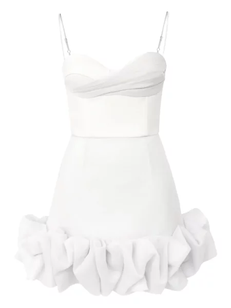 Mała mały sukienka mini Post Meridiem garniturowa biała
