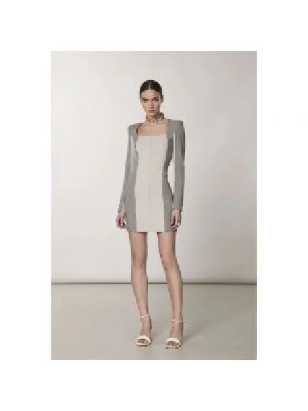 Mała mały sukienka maxi Patrizia Pepe beżowa