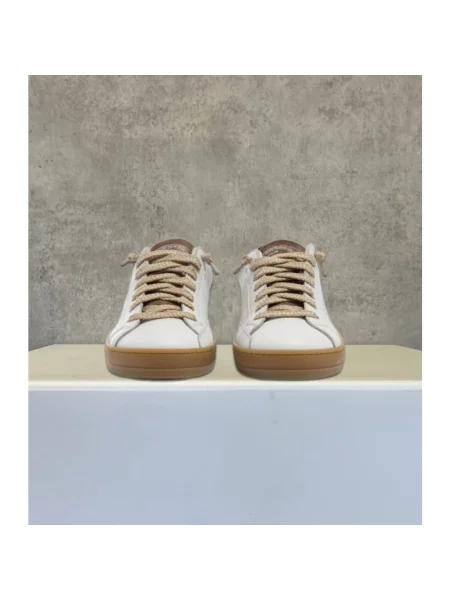 Sneakersy P448 białe