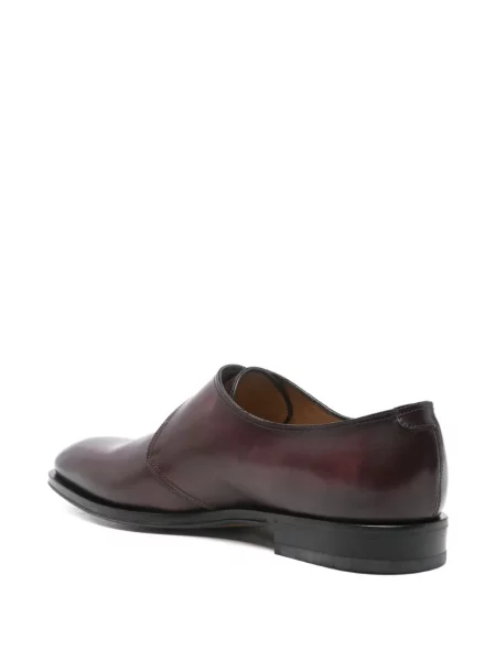 Pantofi monk Ferragamo din piele maro
