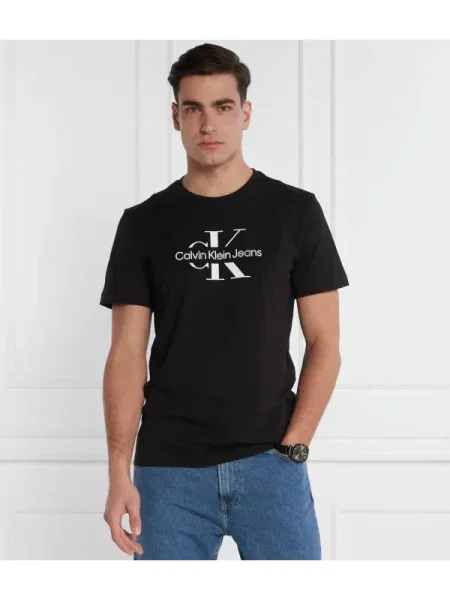 Calvin Klein Jeans Tricou Distrupted negru