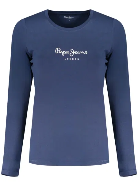 Majica z dolgimi rokavi Pepe Jeans modra