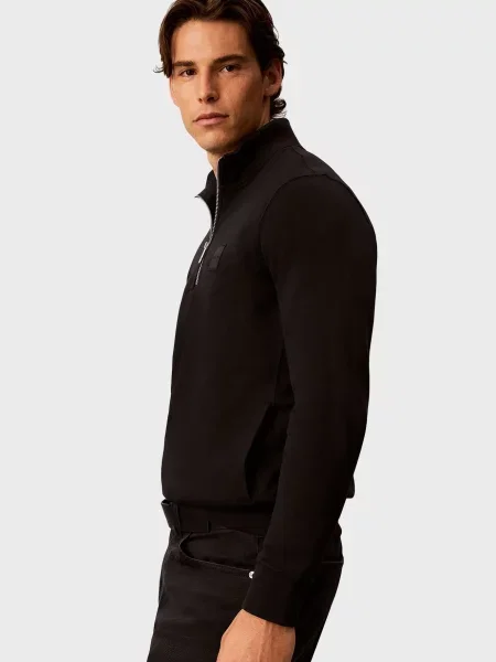 Махровый свитер Calvin Klein черный
