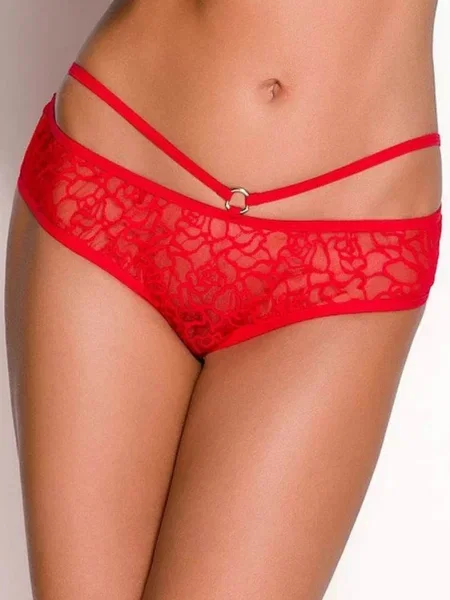 Трусики с открытым доступом Шорти_Anais_Quinn червоні