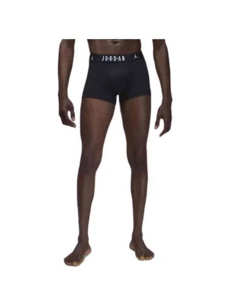 Pánske boxerky Nike Jrdan JHM Flight Cotton Trunk 3 páry black čierna