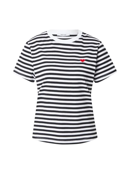 ABOUT YOU Tricou Ruth roșu / negru alb