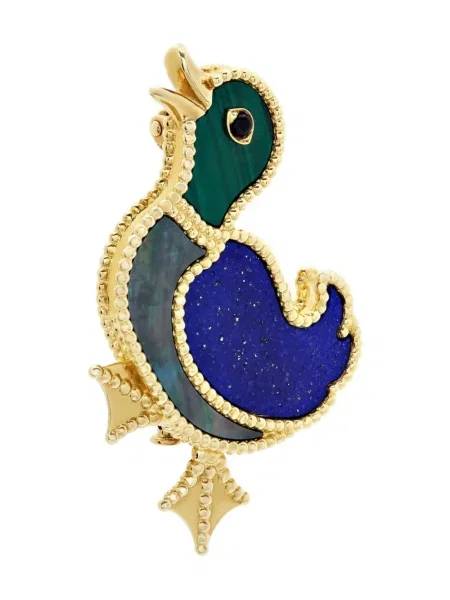 Брошка Van Cleef & Arpels камъни жълто