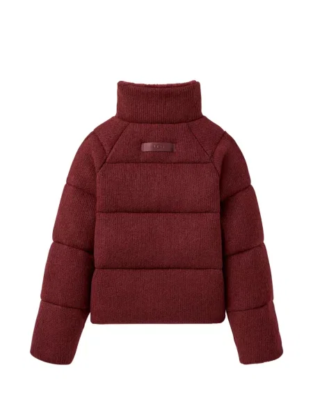 Geacă cu puf Ugg tricotate roșu