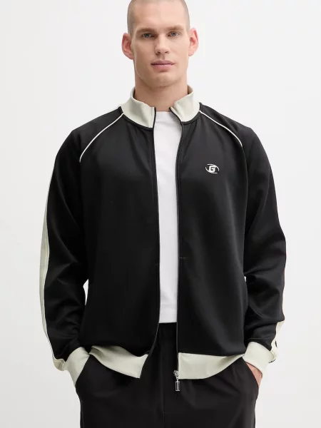 Dukserica Guess FULVIO s aplikacijom crna