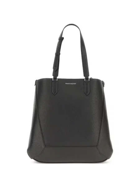 Geantă Alexander Mcqueen cu imagine negru