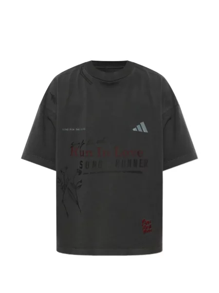 Fustă Adidas cu broderie conici cu model camuflaj negru