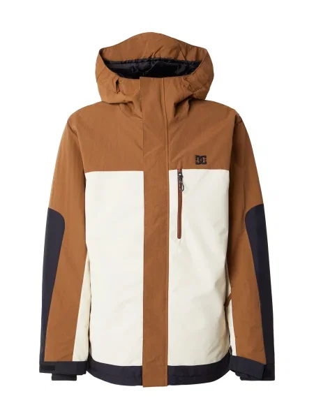 DC Shoes Geacă sport DEFIANT bej / negru / alb maro
