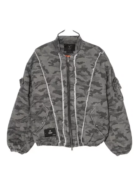 Geacă bomber Five Cm cu imagine cu model camuflaj negru