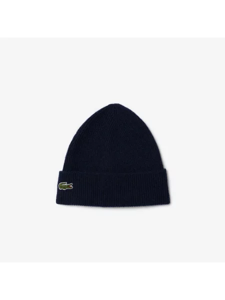 Lacoste Zestaw Szalik I Czapka Unisex granatowy