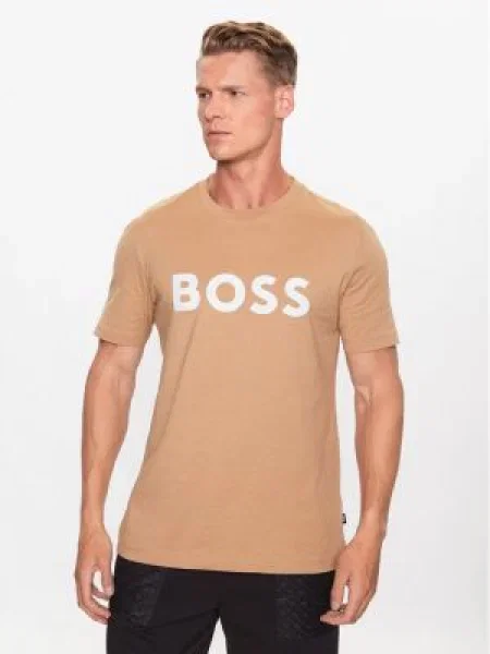 BOSS BLACK Tricou Tiburt negru