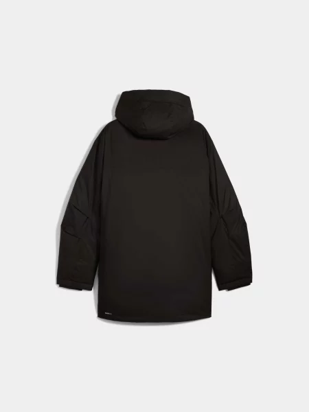 Пуховик Puma с капюшоном черный