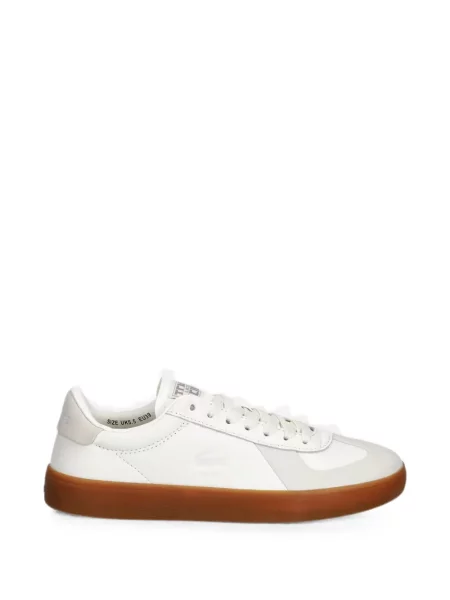 Sneakerși Lacoste din piele alb
