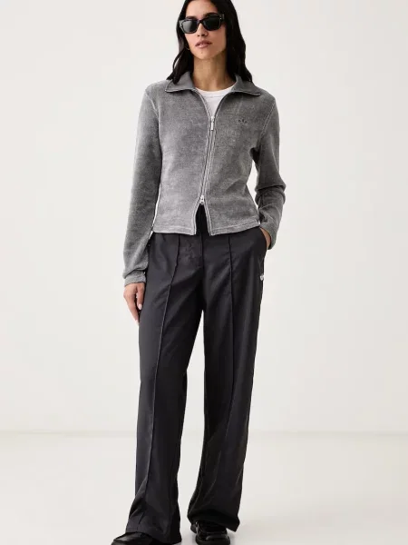 Adidas Originals жилетка дамска Chenille Zip Up сиво