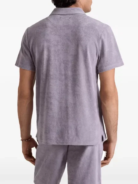 Cămașă Vilebrequin din material terry violet