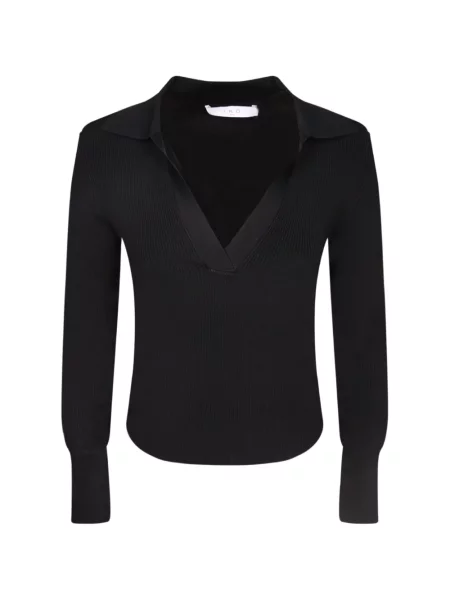 Gulerat tricou polo Iro negru