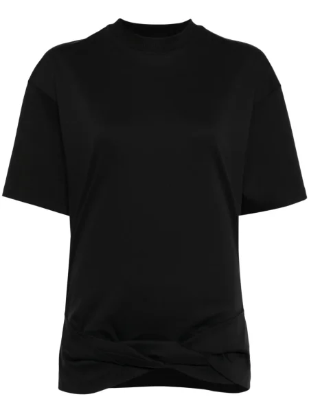 Tricou Off-white cu broderie alb