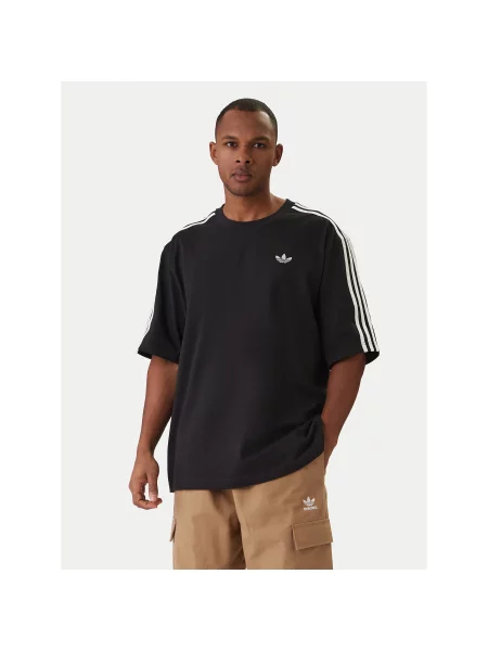 Adidas Majica adicolor Oversize črna