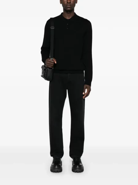 Polo Michael Kors de lână negru