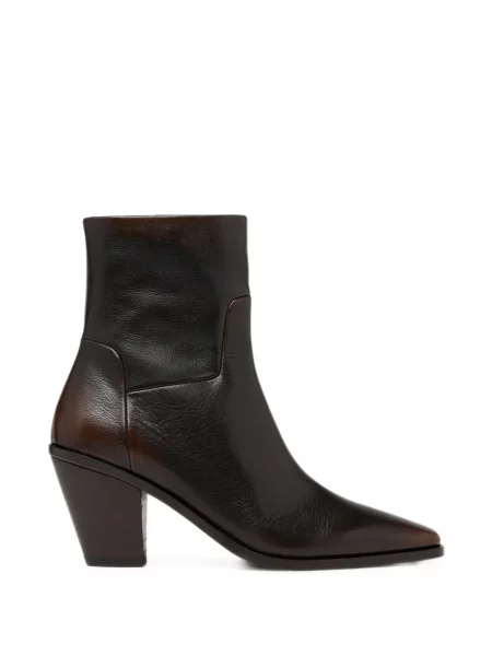 Botine Marsell din piele maro