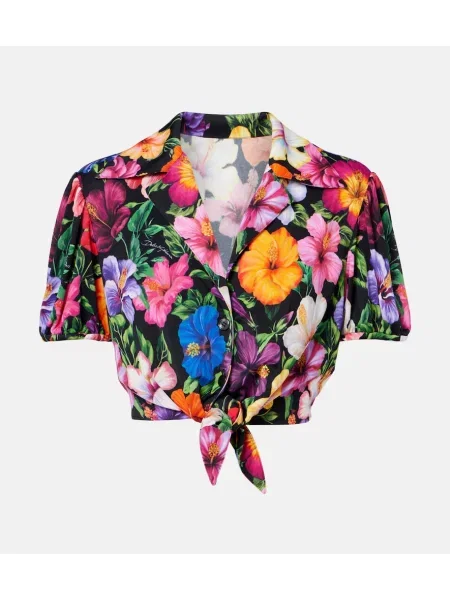 Decupat top Dolce&gabbana cu model floral