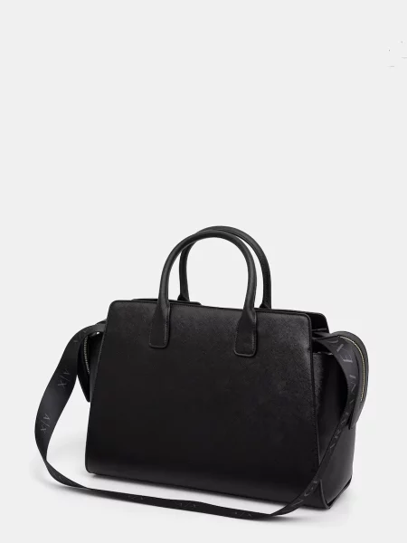 Кожаная сумка шоппер Armani Exchange