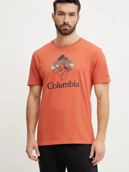 Columbia tričko oranžové