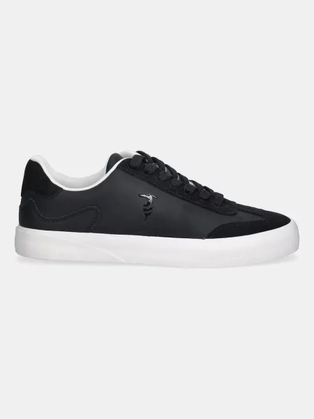 Trussardi sneakersy skórzane czarny