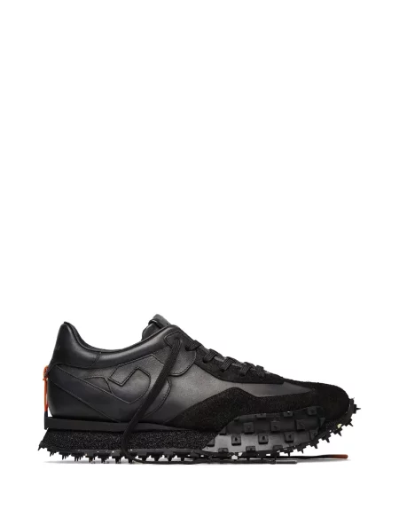 Sneakerși Barracuda din piele negru