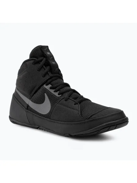 Обувки за борба Nike Fury черни/металическо сребро черно