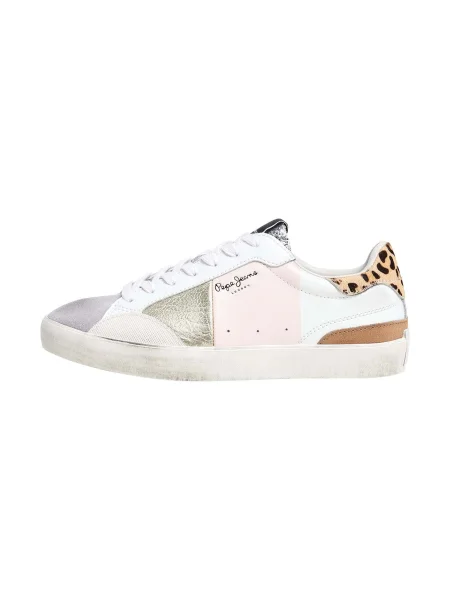 Sneakerși Pepe Jeans alb