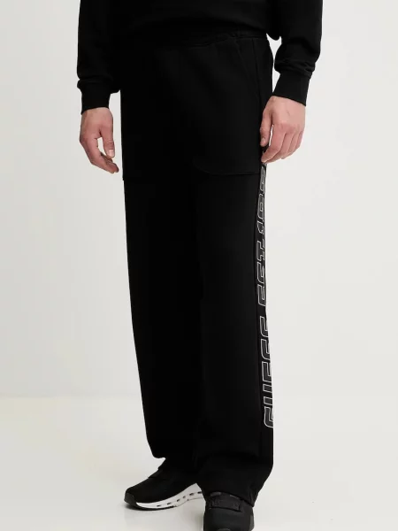 Guess spodnie dresowe MENTORE czarne