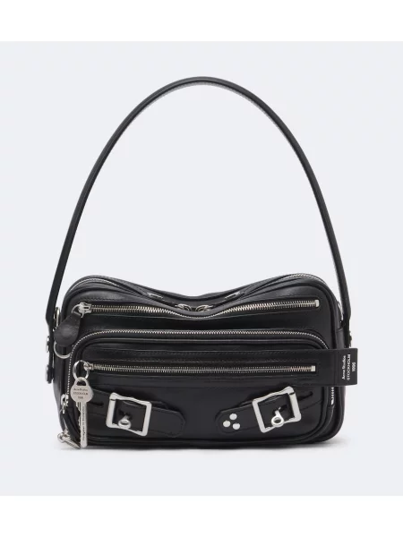 Geantă Acne Studios din piele negru