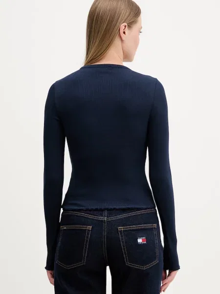 Tommy Jeans longsleeve z granatowa